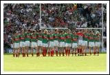 Standing for the National Anthem at the Final of the Bank of Ireland Senior football Championship 2006 in Croke Park. Photo:  Michael Donnelly