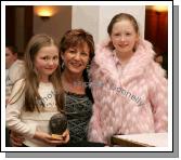 Aoife and Mary McHale pictured with their mother Breege Blehein (McHale) at the Mayo News Mayo Athletic Awards, in Hotel Westport. Breege was the winner of the Masters award on the night. Photo:  Michael Donnelly