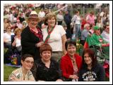 Pictured at the "Craic on the Track" at Ballinrobe Racecourse on Sunday front from left: Aisling Geery, Mary B Gallagher, Catherine McHughand Helen Murphy; At back:  Bridgie T Grealis and Patricia Gallagher, Achill.  Photo: Michael Donnelly.