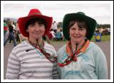 Pictured at the "Craic on the Track" at Ballinrobe Racecourse on Sunday were Margaret Fitzgerald and Rita Mooney, Ballyhaunis.  Photo: Michael Donnelly.