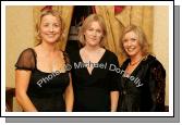 Laura Ruane, Siobhan Dravins, and Petrina Lavin, Breaffy, pictured at Breaffy GAA Annual Dinner Dance in Breaffy House Hotel, Photo:  Michael Donnelly