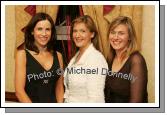 Pictured at Breaffy GAA Annual Dinner Dance in Breaffy House Hotel, from left: Pauline Cawley, Mary McLoughlin and Annette Cannon, Breaffy. Photo:  Michael Donnelly