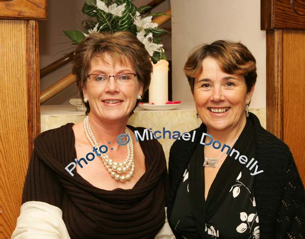 Mary Gavin and Betty Gannon, Knockaphunta Castlebar pictured at Breaffy GAA Annual Dinner Dance in Breaffy House Hotel, Photo:  Michael Donnelly