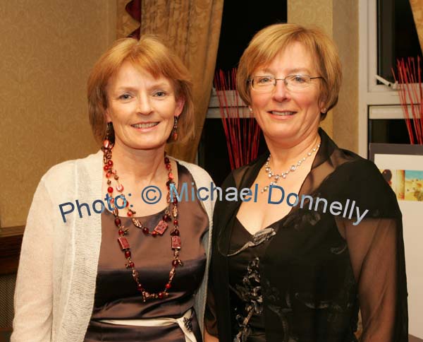Maura Jennings and Concepta Hunt, Breaffy, pictured at Breaffy GAA Annual Dinner Dance in Breaffy House Hotel, Photo:  Michael Donnelly