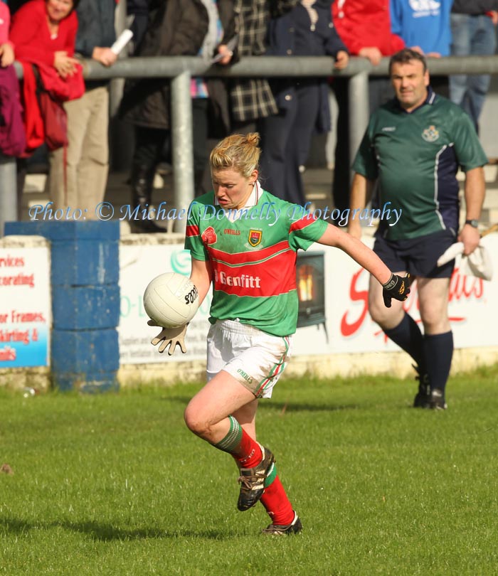 Fiona McHale in action in the Tesco Connacht Ladies Gaelic Senior Club Championship final in Canon Gibbons Park Claremorris. Photo: © Michael Donnelly Photography