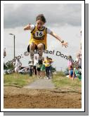 Ema Judge, Crossmolina in action at the Girls U-14 long at the Mayo finals of the HSE Community Games in Claremorris. Photo:  Michael Donnelly