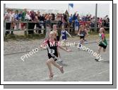 Aisling Forkan Swinford in the Girls U-10 100m in the Mayo finals of the HSE Community Games in Claremorris. Photo:  Michael Donnelly
