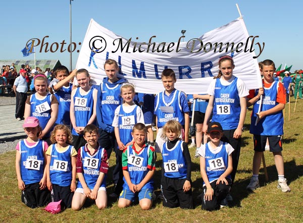 Kilmurry team at the Mayo finals of the HSE Community Games in Claremorris Track.Photo: © Michael Donnelly