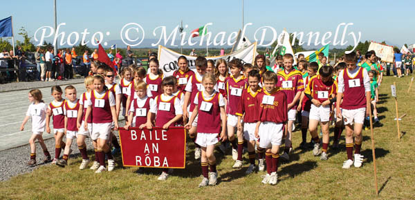 Ballinrobe team at the Mayo finals of the HSE Community Games in Claremorris Track.Photo: © Michael Donnelly