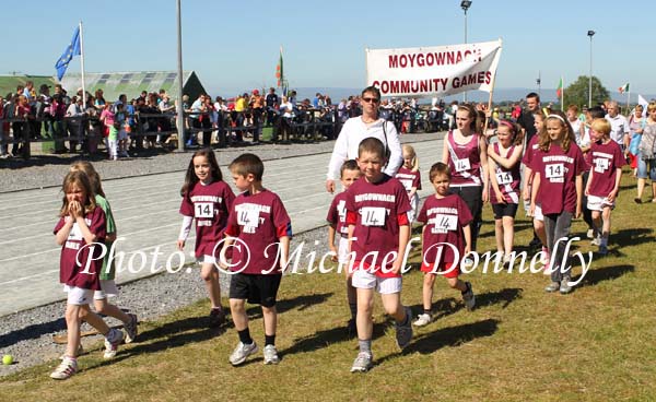 Moygownagh team  at the Mayo finals of the HSE Community Games in Claremorris Track.Photo: © Michael Donnell