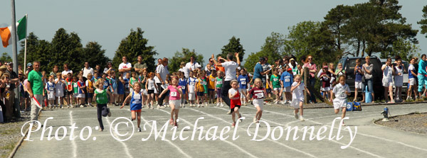 Heats at the Mayo finals of the HSE Community Games in Claremorris Track.Photo: © Michael Donnelly