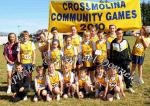 Crossmolina team at the Mayo finals of the HSE Community Games in Claremorris Track.Photo: © Michael Donnelly