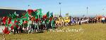 Parading at the Mayo finals of the HSE Community Games in Claremorris Track.Photo: © Michael Donnell