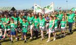 Foxford area team taking part in the parade at the Mayo finals of the HSE Community Games in Claremorris Track.Photo: © Michael Donnelly