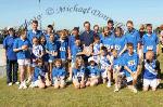 Gerry McGuinness, secretary Mayo Community Games presents the Sheild  for best turned out team to Claremorris at the Mayo finals of the HSE Community Games in Claremorris Track.Photo: © Michael Donnelly