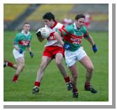 Action from the Breaffy House and Spa  County Junior Football Championship Final in McHale Park Castlebar. Photo: Michael Donnelly.