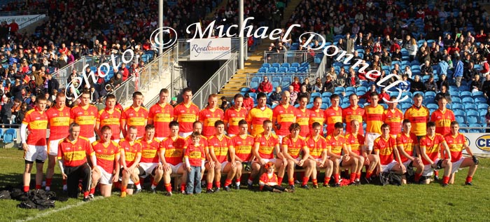 Castlebar Mitchels team pictured before the TF Royal Hotel and Theatre Mayo Senior Football Championship final in McHale Park
