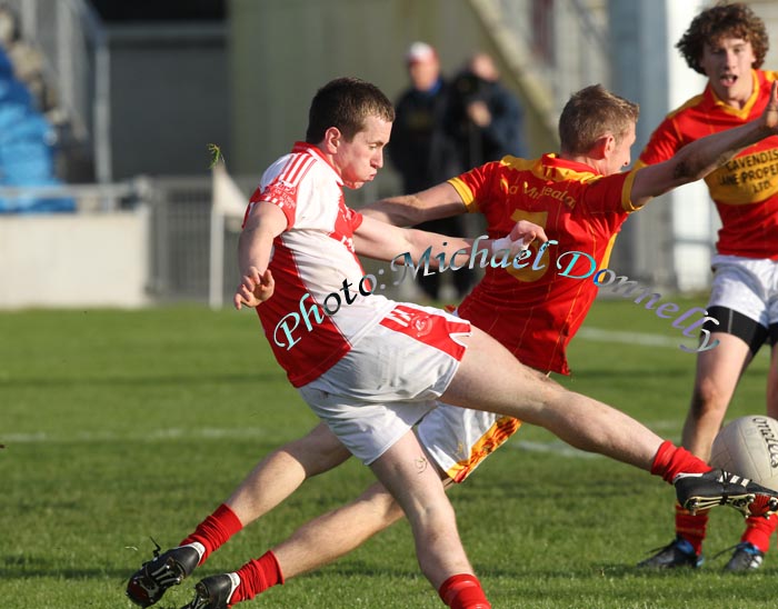 Ballintubbers Cillian O'Connor in action  against Castebar Mitchels in the TF Royal Hotel and Theatre Mayo Senior Football Championship final in McHale Park