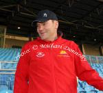  James Horan Ballintubber team Manager and new Mayo Senior team manager, smiles after Ballintubber defeated Castlebar Mitchels in  the TF Royal Hotel and Theatre Mayo Senior Football Championship final in McHale Park Castlebar