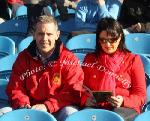 Mayor of Castlebar Cllr Ger Deere  pictured with his wife Pauline Deere at the TF Royal Hotel and Theatre Mayo Senior Football Championship final in McHale Park