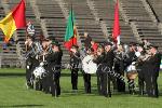 Castlebar Town Band entertain the crowd in the TF Royal Hotel and Theatre Mayo Senior Football Championship final in McHale Park