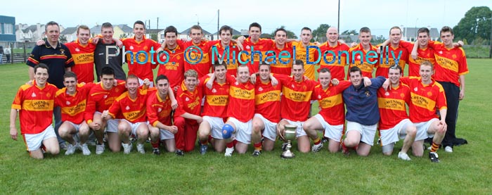  Castlebar Mitchels who defeated Crossmolina in the Ulster Bank U-21A County Football Championship final in Fr O'Hara Park Charlestown. Photo:  Michael Donnelly