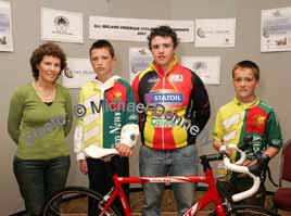 At the launch of the Cycling Underage Championships 2007 to be held at Ballinrobe and Clonbur on 7th/8th July. Click for more about this evnt from Michael Donnelly