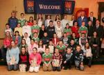 Group of "Stars of the Future 2004" pictured at AIB Sponsored presentation night in the Failte Suite, Welcome Inn Hotel, Castlebar, included in photo are Billy McNicholas and Eugene Lavin, Development officers Mayo GAA, David Timlin , Ivan Kelly, Eamon Glancy and Sharon Patten AIB Bank. Photo Michael Donnelly.