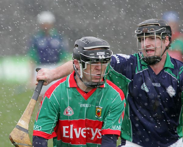 Derek Walsh in action for Mayo against London in the Allianz National Hurling League Div 2B round 3 in McHale Park Castlebar. Photo:  Michael Donnelly