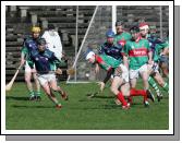 Derek McConn colllects the Sliothar in the Allianz National Hurling League Div 2B round 3 in McHale Park Castlebar. Photo:  Michael Donnelly