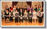 John O'Mahony pictured with the Ladies team at the Kilmovee Shamrocks Ladies Gaelic Football Club annual Dinner in The Abbeyfield Hotel, Ballaghaderreen. Photo:  Michael Donnelly