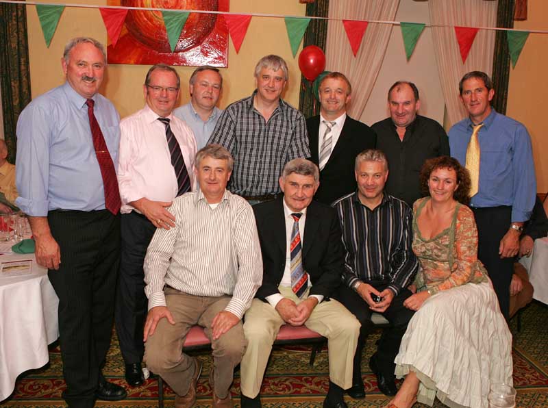 An Erris Flavoured selection pictured with special guest Mick O'Dwyer at the Mayo GAA Corporate Night in the Failte Suite, Welcome Inn Hotel Castlebar. Photo: � Michael Donnelly