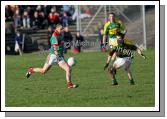 Trevor Mortimer in attack mode in the 1st round of the Allianz National Football League in McHale Park Castlebar. Photo:  Michael Donnelly