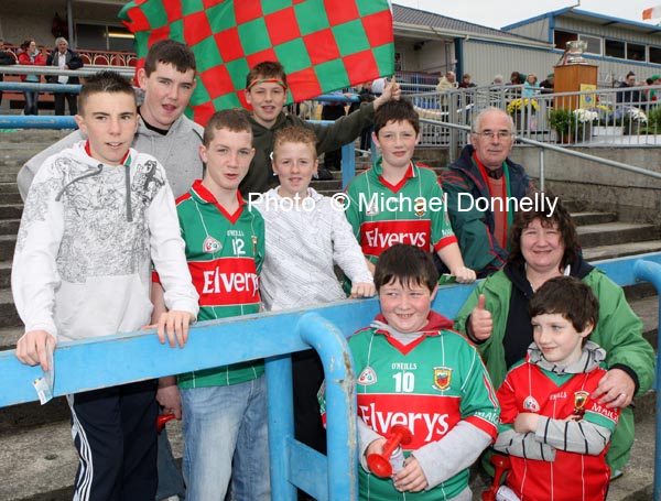 Supporters from Ballintubber, Islandeady and Knockmore, pictured at the ESB All Ireland Minor Football Final replay in Pearse Park. Photo: � Michael Donnelly