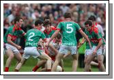 A question of "Who Dares Wins" at the ESB All Ireland Minor Football Final replay in Pearse Park, Longford.Photo:  Michael Donnelly