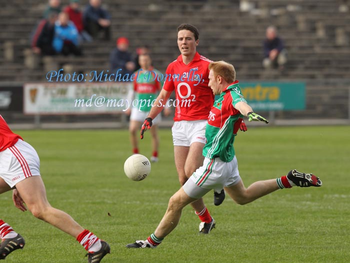 Richie Feeney in action against Cork in the 2011 Allianz Football League Division 1 Round 6 in McHale Park, Castlebar. Photo:Michael Donnelly, 