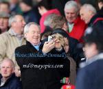 Minister of State for Tourism and Sport Michael Ring T.D. takes a snapshot  at the Mayo v Cork 2011 Allianz Football League Division 1 Round 6 in McHale Park