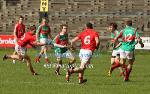 Keith Higgins gets a "Jersey Check" at the Mayo v Cork 2011 Allianz Football League Division 1 Round 6 in McHale Park, Castlebar