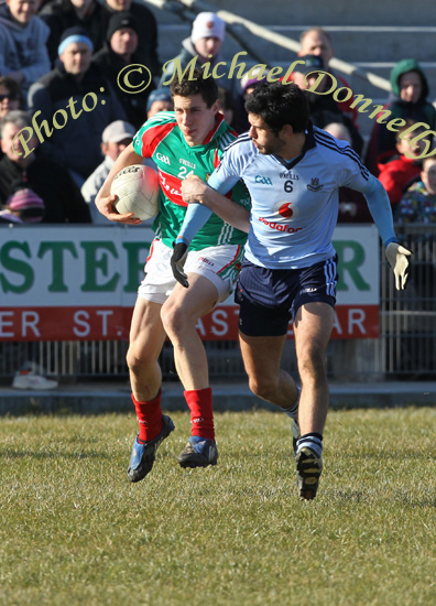 Alan  Freeman in action for Mayo in the Allianz GAA Football National League Division 1 Round 3 in McHale Park, Castlebar. Photo:  Michael Donnelly