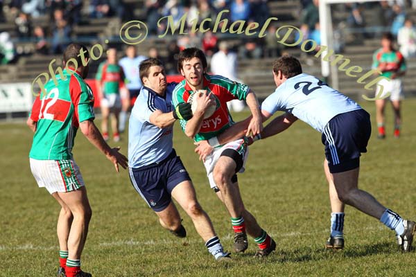 Kevin McLoughlin in action for Mayo v Dublin in the Allianz GAA Football National League Division 1 Round 3 in McHale Park, Castlebar. Photo:  Michael Donnelly