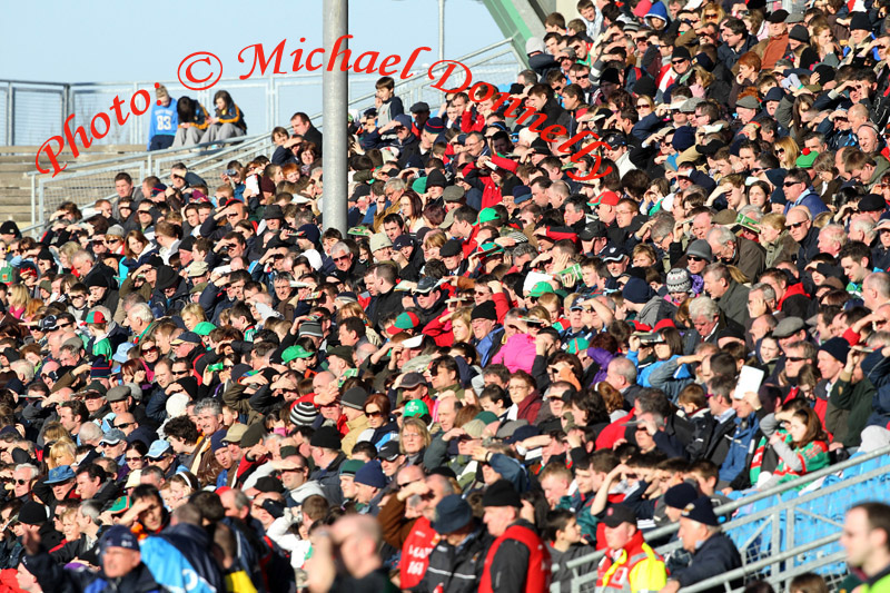Section of the crowd in the new stand in the Allianz GAA Football National League Division 1 Round 3 in McHale Park, Castlebar. Photo:  Michael Donnelly