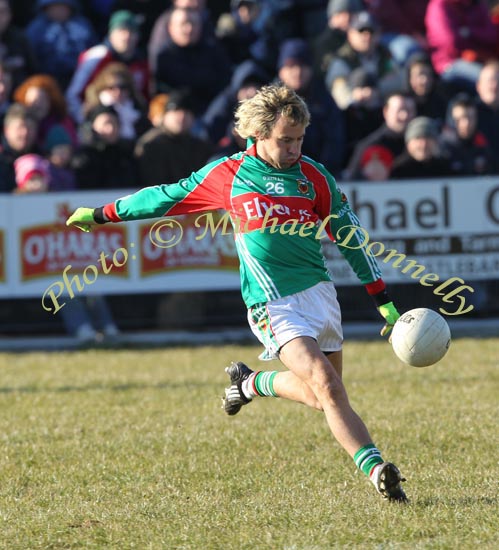 Conor Mortimer in action in the Allianz GAA Football National League Division 1 Round 3 in McHale Park, Castlebar. Photo:  Michael Donnelly