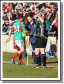 Alan Freeman is called ashore in the Allianz GAA Football National League Division 1 Round 3 in McHale Park, Castlebar. Photo:  Michael Donnelly