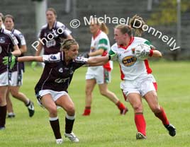 Action from the Ladies Connacht Final - Mayo defeat Galway. Click for lots more action photos from Michael Donnelly.