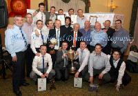 Castlebar Celtic group pictrued with John Giles Guest of Honour at the Mayo League Dinner and Presentation of awards in the Welcome Inn Hotel Castlebar. Photo: © Michael Donnelly Photography