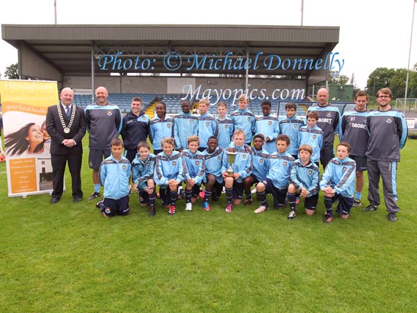 West Ham who defeated Watford FC team at Milebush Park to win the Mayo International Cup. Photo: © Michael Donnelly Photography