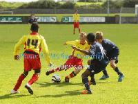 Action from the West Ham v Watford FC  match at Ballyglass in Mayo International Cup. Photo: © Michael Donnelly Photography