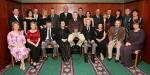 Ballinrobe Golf Club, who winners in the Golf section of the 35th Western People Mayo Sports Awards 2004 pictured at the presentation in the TF Royal Theatre Castlebar, front from left: Fideles Nalty, Jarlath Reilly Club Captain 2004 ,  Nikki Gannon JJ Gannon Pierce Purcell team captain; Jim Walsh Club president 2004;  Betty Walsh, John Manahan and Mary Gibbons. At back: Ray Darcy, Michelle Egan, Noel Browne, John and Annette Canty, Pat Nalty, Monty and Marcella Heneghan, Charlie and Maria OSullivan, Pat and Dympna Malone, Ger Garvey and Marian Monahan. Photo Michael Donnelly 