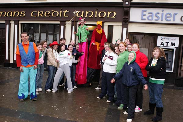 Scene from St Patrick's Day Parade in Claremorris. Photo:  Michael Donnelly