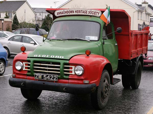 A Bedford from Annaghdown Heritage Society at St Patrick's Day Parade in Claremorris. Photo:  Michael Donnelly